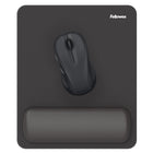 Fellowes - Repose-poignet pour souris Breyta avec coussin HEX - Noir-Le repose-poignet doux au toucher, doté d’un revêtement antipoussière, offre un fini haut de gamme et une expérience de navigation fluide