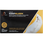 Superior Glove - KeepKleen Gants medicaux sans poudre en latex - Blanc - Grand - Paquet de 100-8? longueur
