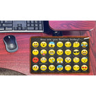 Ashley Productions - Smart Poly Tapis de souris pour ordinateur - 8" x 10" - Comment vous sentez-vous - Paquet de 6-Utilisez en classe, à la maison ou au bureau.