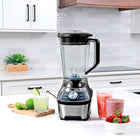 Kenmore - Mélangeur de 64 oz sur socle - noir -3 fonctions incorporées : yaourt frappé, glace concassée et auto-nettoyage 