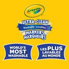 Marqueurs lavables à trait fin ultra-propres Crayola, ensemble de 24-9