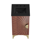 Modway - Daylight 18" Vanette de salle de bain - Noyer noir-8