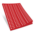 Staples - Étiquettes "Acheter canadien" - 1.75 po x  0.5 po - 800 étiquettes-Étiquettes rectangulaires en papier mat