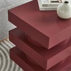 Modway - Perpetuate Totem Table d’appoint - Pomme épicée-Glissières de plancher sans marquage