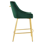 Modway - Discern Tabourets de comptoir - Vert - Ensemble de 2-Coussinets de pied non marqués