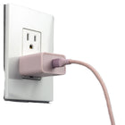 Scosche - câble de recharge USB-C à USB-C 6 pi avec enrouleur de câble - rose-Sa bande incluse en silicone garde le cable enroule proprement et bien organise, pour UN rangement qui ne s'emmelera pas