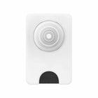 PopSockets - PopWallet+ pour MagSafe avec Anneau Adaptateur Magnétique - Blanc/Clear-Compatible avec les poignées standard PopSockets (détachez le dessus en le tournant) et les supports