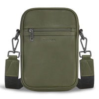 Champs - Onyx Sac Bandoulière Vertical en Cuir - Kaki-Sac bandoulière vertical CHAMPS Onyx Collection