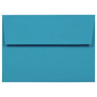 JAM Paper - Enveloppes d'invitation colorées A7 - 5,25 x 7,25 - bleu recyclé - Paquet de 50-Caractéristiques de l'enveloppe : Fermeture à rabat droit en gomme, finition papier lisse de haute qualité, 30 % recyclé
