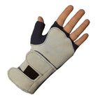 IMPACTO® 703-10 Petit Paire Gant Antichocs avec support de poignet suédé, sans doigts, coussinet gel paume, nylon-1