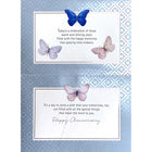 Rosedale Gold - Cartes de souhaits Anniversaire de mariage avec enveloppes – 5-1/2 po x 8 po – Papillons colorés – paquet de 6-Imprimées sur un papier de qualité non couché