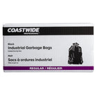 Coastwide Professional – Sacs à ordures utilitaires noir, 22 po x 24 po – paquet de 500-Côtés à coutures et fond uniforme pour plus de solidité