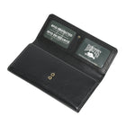 Roots - Portefeuille d'embrayage mince pour dames - Noir-1 poche zippée