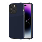 AXS - PROTech Plus étui mince anti-choc avec double couche pour Apple iPhone 15 Pro - Bleu Astral-Résistant aux chutes jusqu’a 10 pieds