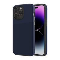 AXS - PROTech Plus étui mince anti-choc avec double couche pour Apple iPhone 15 Pro - Bleu Astral-Résistant aux chutes jusqu’a 10 pieds