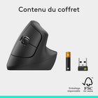 Logitech - Lift Souris Ergonomique Verticale - Graphite-Le logiciel Logi Options+ requis, disponible pour Windows et macOS.