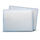 Flipside Products - Tapis d'apprentissage effaçable à sec recto verso - 9 po x 12 po - Lettres et chiffres - Paquet de 12-La surface effaçable à sec de haute qualité garantit un nettoyage facile, offrant une toile impeccable pour chaque leçon