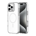 AXS - Crystal Shield Étui D3O fabriqué avec du plastique recyclé MagSafe compatible pour Apple iPhone 16 Pro Max - Clear-Design minimaliste offrant une protection contre les chutes de 6 pieds