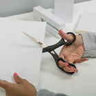 JAM Paper - Ciseaux de précision multi-usages robustes - 8 po - noirs-Taille : 8 pouces (204 cm) de longueur totale | Idéal pour toutes les utilisations à la maison, sur le bureau, au bureau et pour les arts et l'artisanat