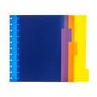 Cambridge - Intercalaires Disc, Grand - 11 po H x 8.5 po l-La fonction repositionnable vous permet de déplacer les séparateurs n'importe où dans le cahier, ce qui facilite la réorganisation et la personnalisation de votre contenu selon vos besoins