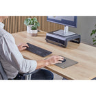 Fellowes - Tapis de souris Breyta XL avec coussin HEX - Gris-Conçu pour durer, avec une garantie limitée de 5 ans