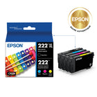 Epson - Cartouches d'encre T222 - Noir Grande Capacité/Couleur standard CMJ-Original