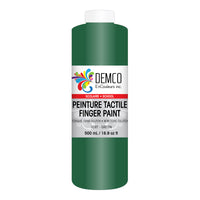 DEMCO EnCouleurs Inc Peinture tactile scolaire - 500 mL - Vert-Peinture tactile scolaire