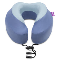 Cabeau - Evolution, Oreiller de voyage Ergonomique, Bleu-Mousse mémoire de haute qualité