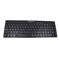 IntekView - Clavier Ultra Mince V.2 Sans fil - Français-Couleur: Noir
