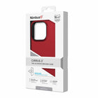 Nimbus9 - Étui Cirrus 2 MagSafe Crimson pour iPhone 15 Pro-Texture douce au toucher