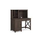 Whalen - Bureau Ansel avec bahut 48 po-Grand espace de rangement fermé avec tablette réglable