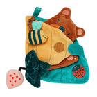 Manhattan Toy - Livre sensoriel Happy Hive-Livre ultra doux avec une variété de textures et de sons pour éveiller bébé
