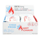 BIOS Living - Compresse de gel réutilisable - thérapie par le chaud ou le froid - Moyen - 12 pacquet-Placer la compresse dans le congélateur pour une thérapie par le froid.