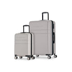 Bugatti - Collection Timeless, Ensemble de Valise 2 Morceaux à Coque Rigide - Crème -Fabriqué en ABS léger et résistant