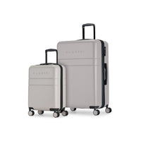 Bugatti - Collection Timeless, Ensemble de Valise 2 Morceaux à Coque Rigide - Crème -Fabriqué en ABS léger et résistant