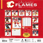 Turner Sports - 2026 Flames De Calgary Calendrier mural de l'équipe Mensuel - 30,5 cm l x 30,5 cm H - Anglais-Page bonus avec les mois de septembre à décembre 2025