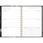 Mead - Agenda hebdomadaire/mensuel bleuet 2025 - 8-1/2 po H x 5 1/2 po l - Multicolore - Bilingue-Une semaine sur deux pages comprenant un espace de planification pour chaque jour afin de noter des rappels, ainsi qu'un calendrier de référence du mois actuel et futur 