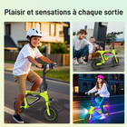 Gyrocopters - Trottinette électrique pour enfants Radi8 - Vitesse 25 km/h - Autonomie 20 km - Éclairage LED - Vert-Grâce à un écran LCD clair affichant la vitesse et le niveau de batterie en temps réel, votre enfant reste informé tandis que vous avez l'esprit tranquille quant à sa sécurité