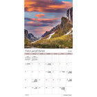 DateWorks - Calendrier Mural de 16 Mois 2025 Canada Atlantique - 12 po x 12 po - Bilingue-13 images de haute qualité imprimées sur du papier Premium.