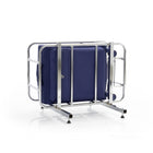 Heys - Bagage à main Xero Elite 2.0 21" - Bleu-Les tailles 26" et 30" offrent une serrure à combinaison intégrée approuvée par la TSA.