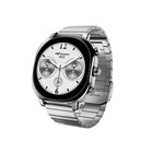HiFuture - Montre connectée FutureFit AIX 1,43 po - Argent-Montre connectée HiFuture FutureFit AIX - Boîtier en acier inoxydable - Écran AMOLED 1,43" - Jusqu'à 10 jours d'autonomie - Étanchéité 1 ATM - Appels Bluetooth - Surveillance de la santé améliorée par IA - Détection du mode sport