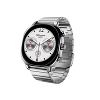 HiFuture - Montre connectée FutureFit AIX 1,43 po - Argent-Montre connectée HiFuture FutureFit AIX - Boîtier en acier inoxydable - Écran AMOLED 1,43" - Jusqu'à 10 jours d'autonomie - Étanchéité 1 ATM - Appels Bluetooth - Surveillance de la santé améliorée par IA - Détection du mode sport