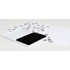 Ready 2 Learn - Tampon encreur lavable géant - Noir - 6,2 po L x 4,1 po l - Paquet de 2-Conception du tampon d'encre surélevé: Le tampon surélevé signifie qu'il n'y a pas de bords durs autour de l'encre. Les enfants peuvent appuyer sans heurter un bord, ce qui offre plus d’espace pour tamponner !