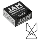 JAM Paper - Pinces papillon colourées - pinces à papier noires - paquet de 15-Couleur : Trombone papillon noir