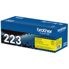 Cartouche de toner OEM à rendement standard Brother TN223 - Jaune-Rendement moyen de 1300 pages