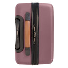 Bugatti - Valise de cabine à coque rigide 21.50po de la collection Cannes - Mauve-Double roues pivotantes à 360° pour un roulement fluide et silencieux. (8 roues)
