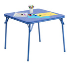 Flash Furniture - Table bleue pliante pour enfant-Capacité de poids de 70 lb
