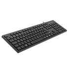 Intekview - Clavier filaire normalisé - Français canadien-Dimensions : 44,3 × 14,3 × 2,2 cm (17,44" × 5,63" × 0,87") Poids : 0.45kg (1lb)