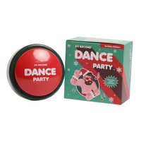 30 Second Dance Party - DPYHB102021AMZ Bouton Soirée dansante - Vacances-Pauses cérébrales : parfaites pour les salles de classe, les bureaux ou les maisons, ajoutant une explosion d'énergie et de plaisir partout où cela est nécessaire.