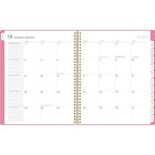 Cambridge - Agenda hebdomadaire/mensuel WorkStyle Balance 2026 - 11 po H x 8 1/2 po l - rose - bilingue-Couverture en poly durable avec des accents dorés